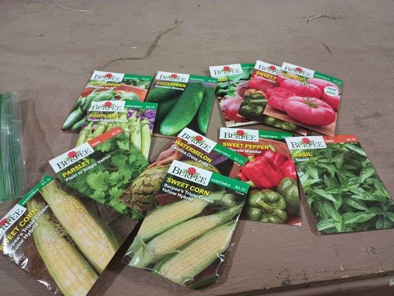 12 Packs Burpee Seeds Rogers Community Auction Inc.