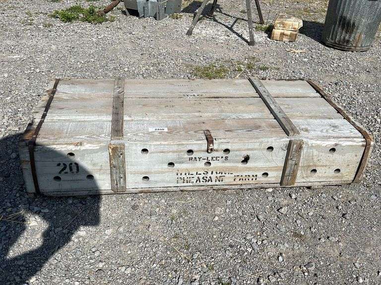 Pheasant Crate Rogers Community Auction Inc.
