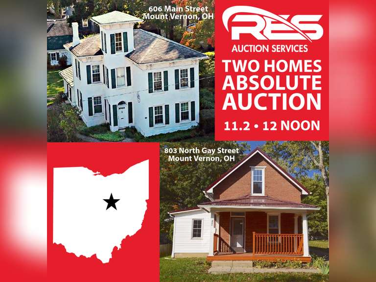 Two Mount Vernon Absolute Home Auctions RES Auction Services
