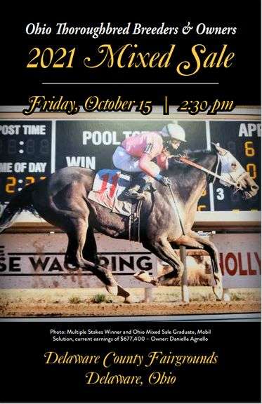 Ohio Thoroughbred Breeders & Owners 2021 MIXED SALE