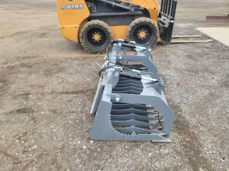 "ABSOLUTE" 72" Quick Attach Grapple Bucket RES Auction Services