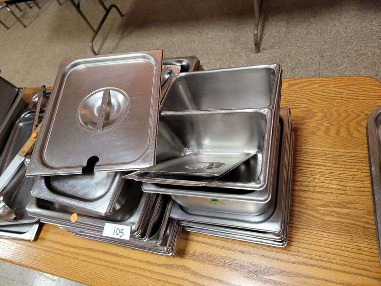 Serving Pan Inserts Various Sizes RES Auction Services