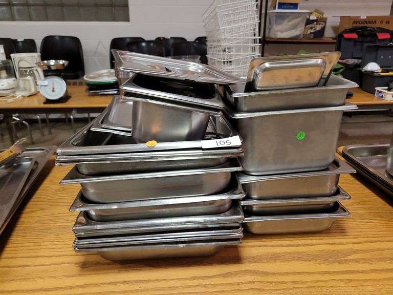 Serving Pan Inserts Various Sizes RES Auction Services