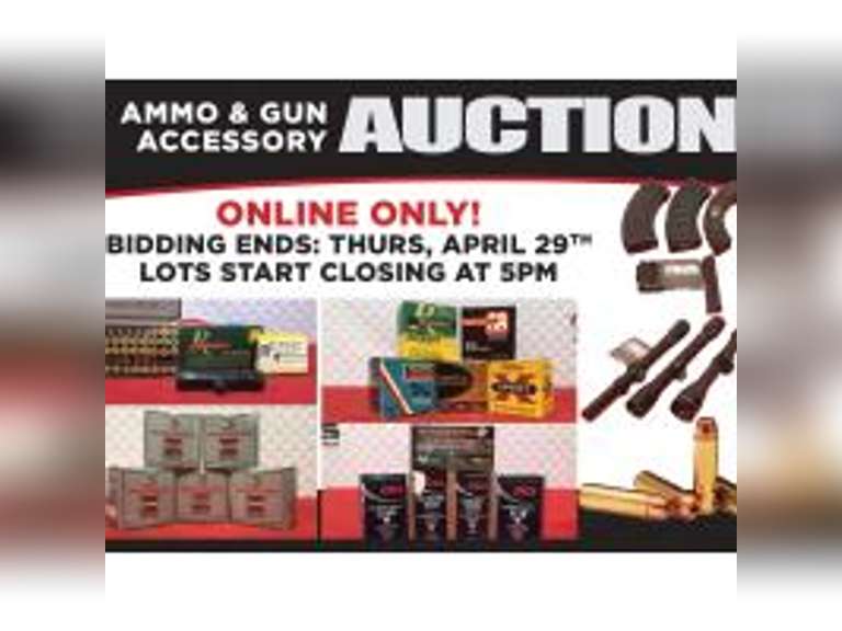AMMO AND GUN ACCESSORIES ONLINE ONLY AUCTION