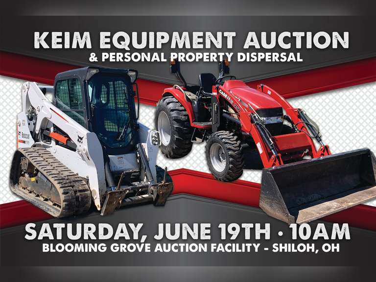 KEIM EQUIPMENT and PERSONAL PROPERTY DISPERSAL