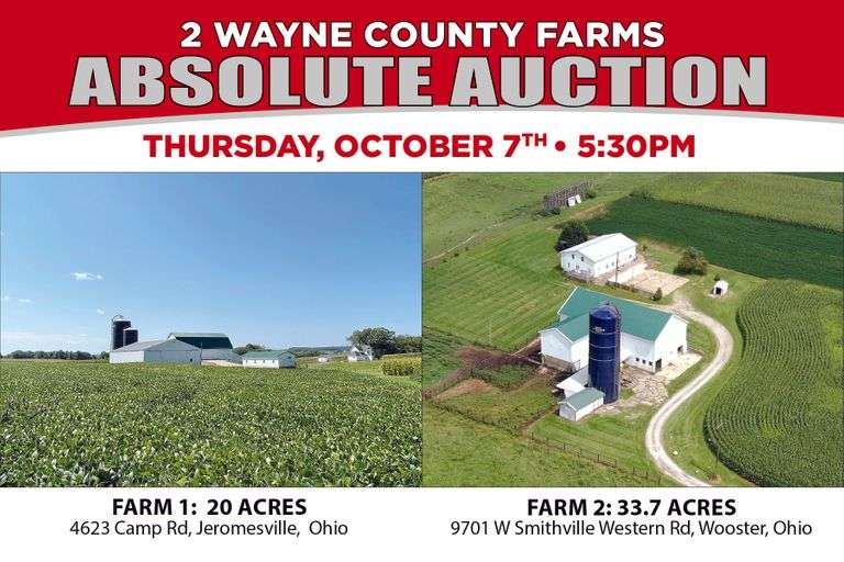 Wayne County ABSOLUTE FARM AUCTIONS RES Auction Services