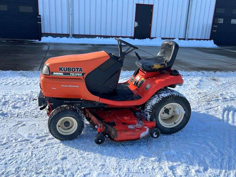 "ABSOLUTE" Kubota TG1860 Lawn Tractor RES Auction Services