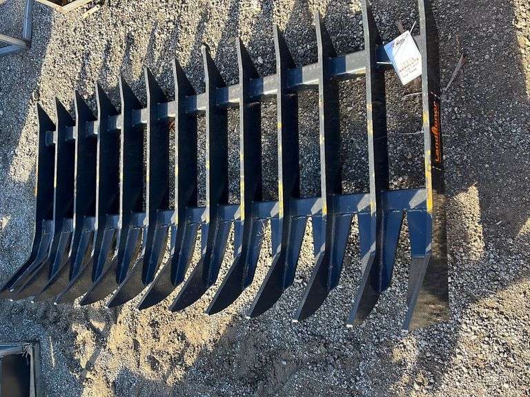 "ABSOLUTE" 6' Land Honor Root Rake Quick Attach RES Auction Services