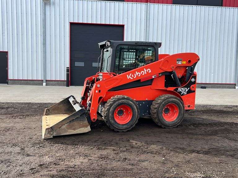 "ABSOLUTE" Kubota SSV75 Skid Loader RES Auction Services