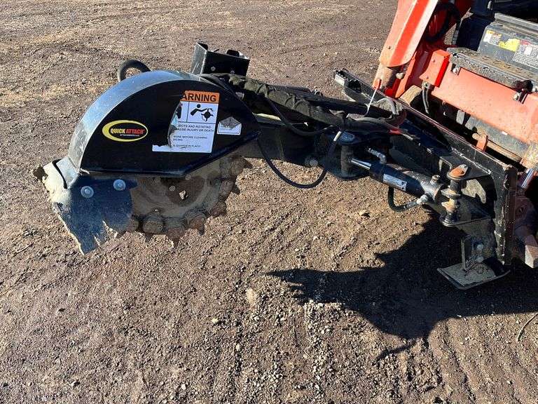 "ABSOLUTE" Stump Grinder Skid Loader Attachment RES Auction Services