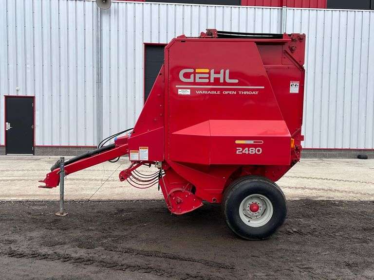 "ABSOLUTE" Gehl 2480 Round Baler RES Auction Services