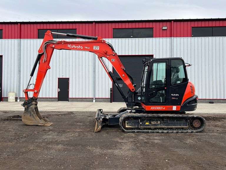 "ABSOLUTE" 2021 Kubota KX0804 Excavator RES Auction Services