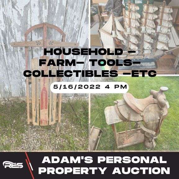Adams Personal Property Auction RES Auction Services
