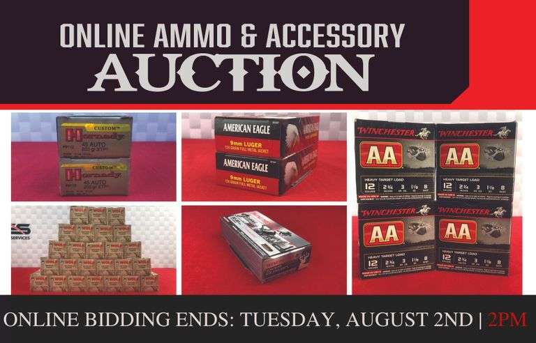 August Online Only Ammo & Accessory Auction