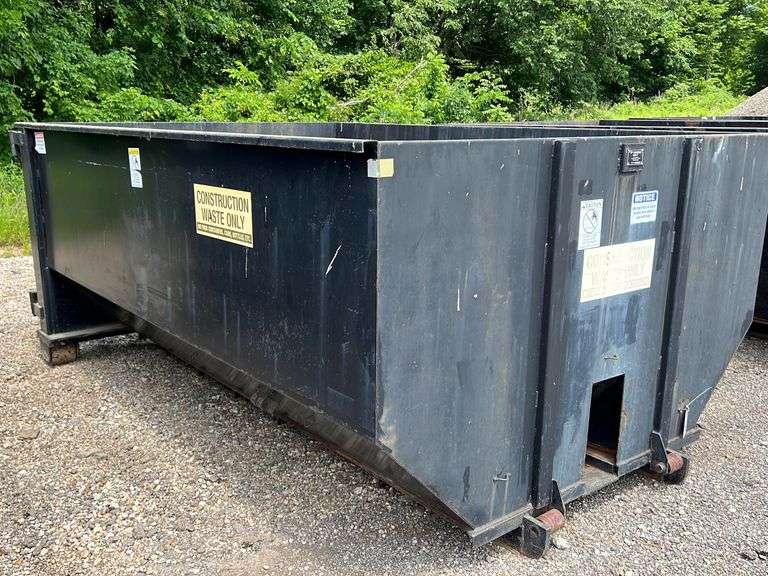 "ABSOLUTE" Holt Wastequip 12yd Rolloff Dumpster RES Auction Services