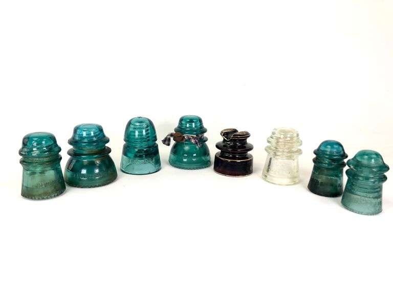 Assorted Glass Insulators RES Auction Services