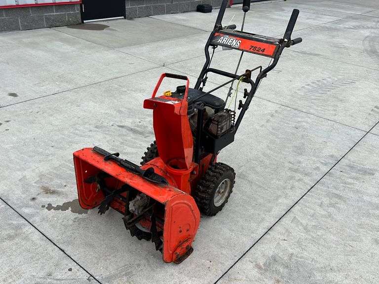 "ABSOLUTE" Ariens 7524 Snow Blower RES Auction Services