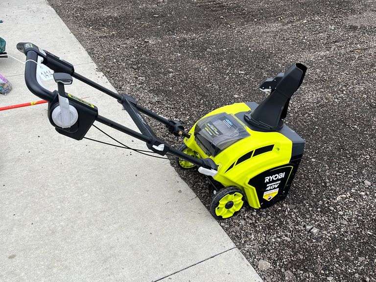 Ryobi 40V Battery Operated Snow Blower RES Auction Services