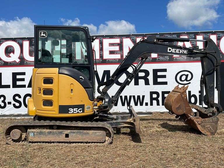 "ABSOLUTE" John Deere 35G Mini Excavator RES Auction Services
