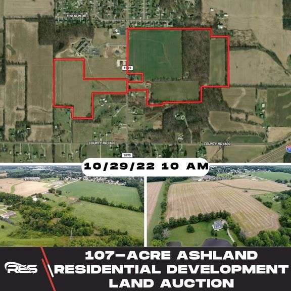 Premier 107Acre Ashland Residential Development Land Auction RES