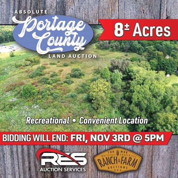 Absolute Online Only Portage County Land Auction RES Auction Services