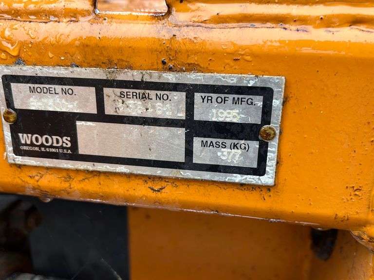 "ABSOLUTE" Woods 7500 Backhoe Attachment RES Auction Services