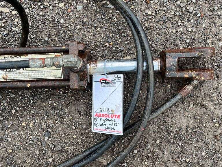 "ABSOLUTE" 8" Hydraulic Cylinder RES Auction Services