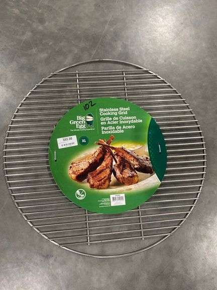 Big Green Egg Stainless Steel Cooking Grid - RES Auction Services
