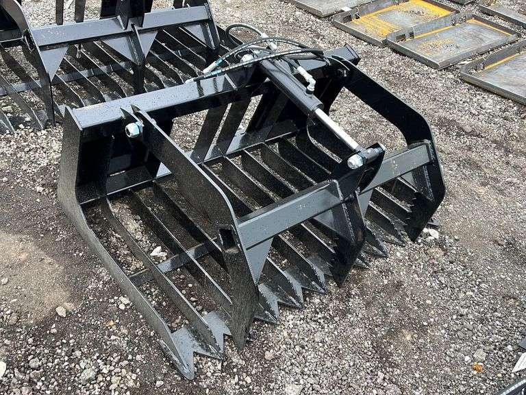 "ABSOLUTE" 48" Quick Attach Rock Grapple Bucket RES Auction Services