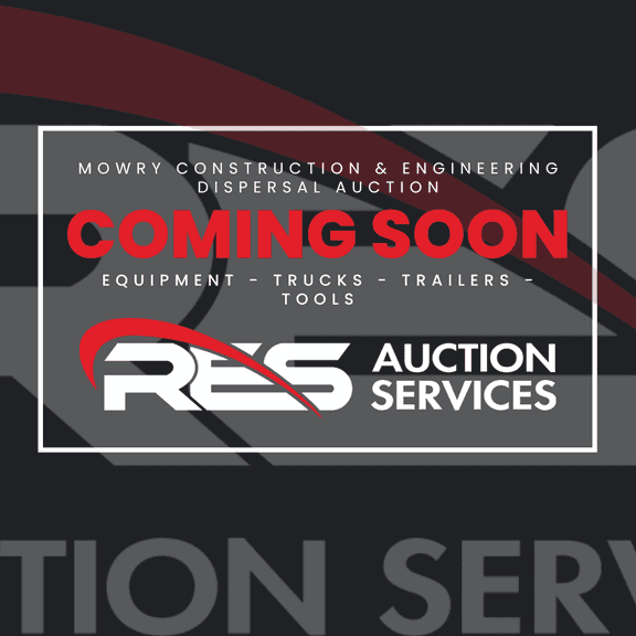 Mowry Construction & Engineering Dispersal Auction RES Auction Services