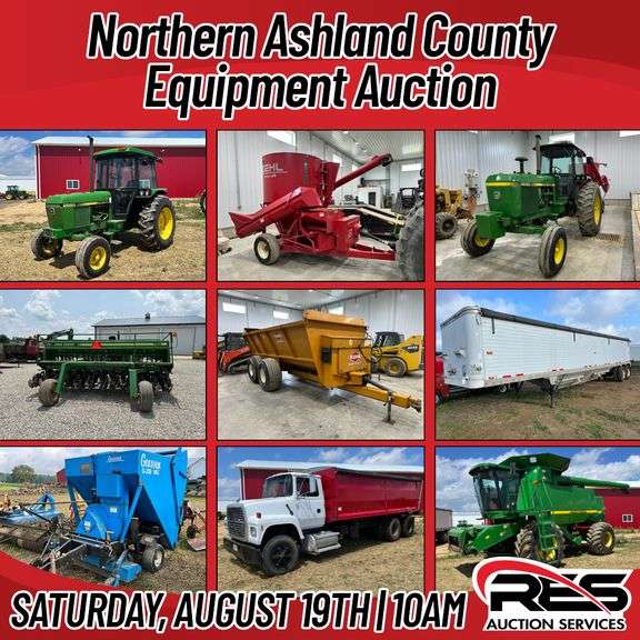 Northern Ashland County Equipment Auction RES Auction Services