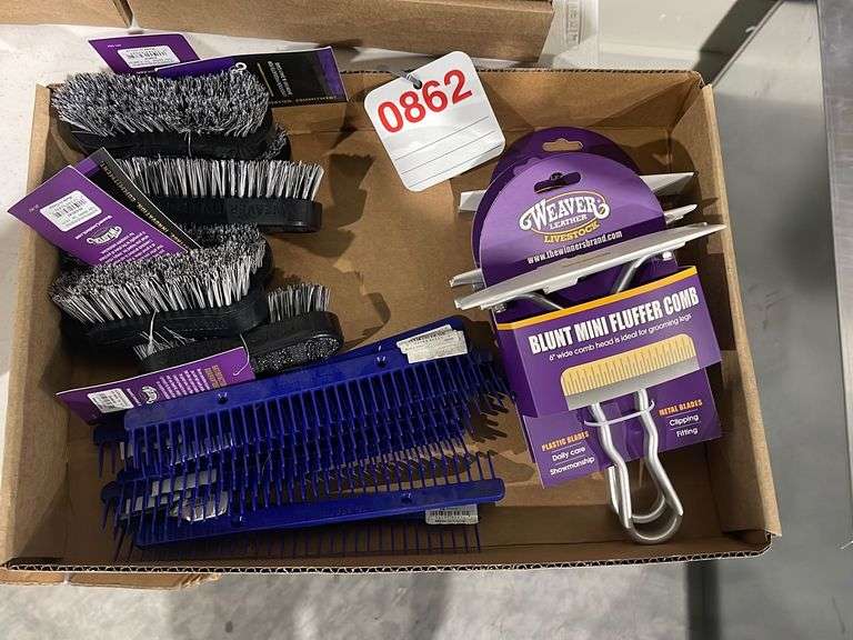 "ABSOLUTE" Misc Livestock Combs & Brushes RES Auction Services