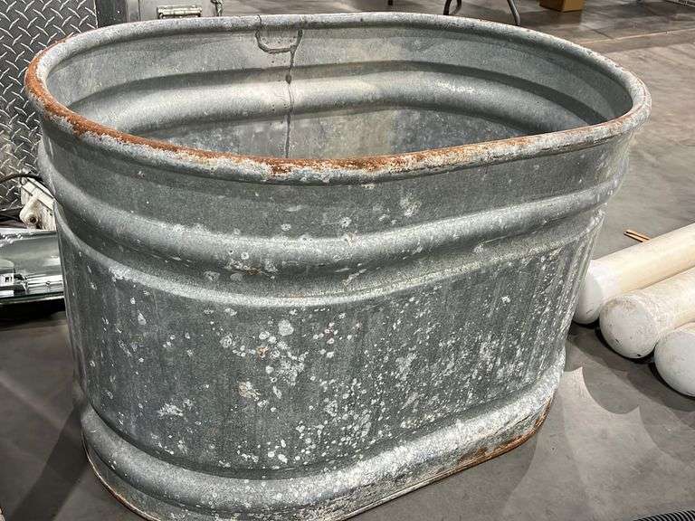 "ABSOLUTE" Galvanized Water Trough RES Auction Services