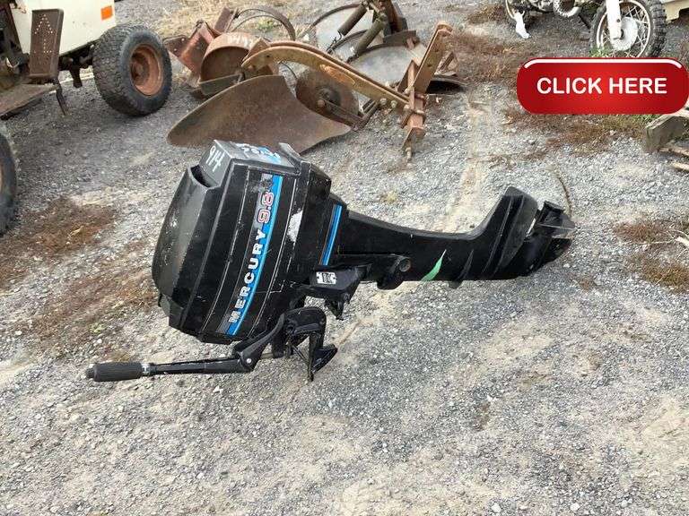 9.8hp mercury boat motor,gas Rideau Auctions