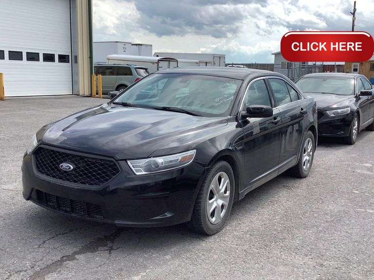 2014 Ford Taurus Police Interceptor Sedan Rideau Auctions