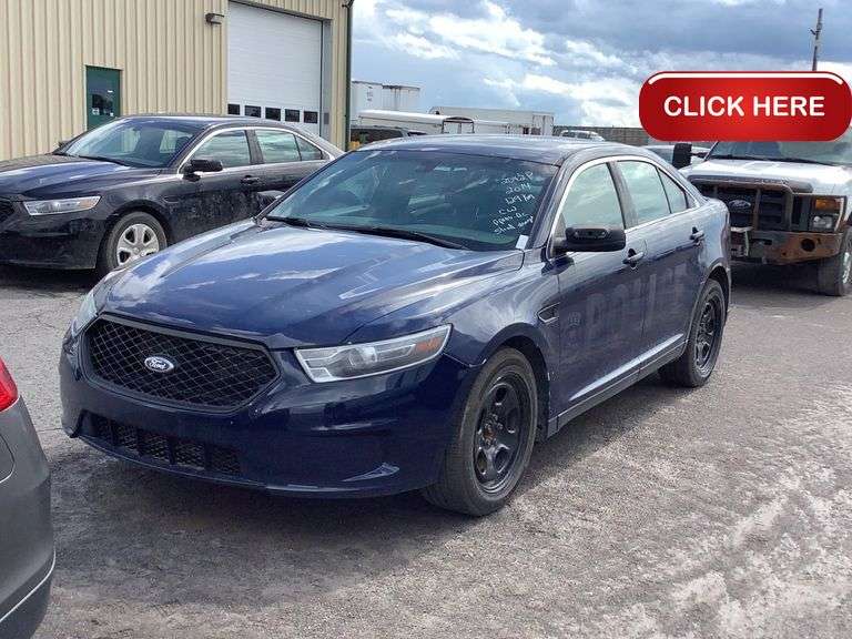 2014 Ford Taurus Police Interceptor Sedan Rideau Auctions