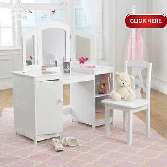 Kidkraft Elle deluxe vanity & chair Rideau Auctions