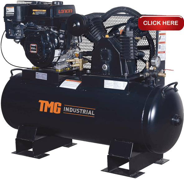 Tmg gac40 gallon gas 2- stage air compressor - Rideau Auctions