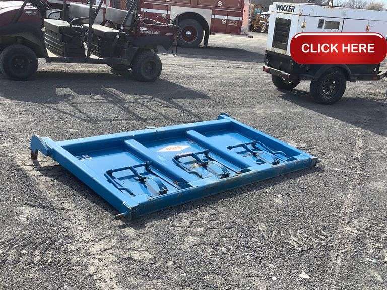 90” steel dump box tailgate Rideau Auctions