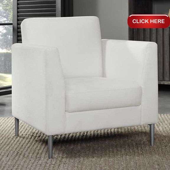 True innovations fabric accent chair Rideau Auctions