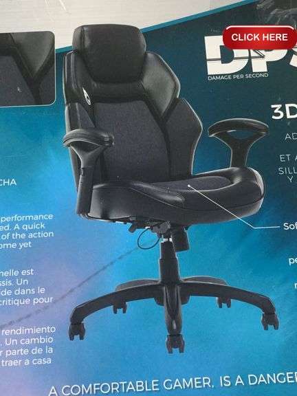 DPS 3D insight gaming chair - Rideau Auctions