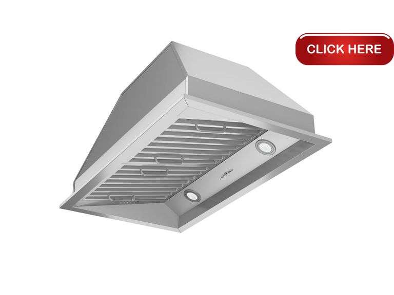 Ancona pro insert range hood with lights Rideau Auctions