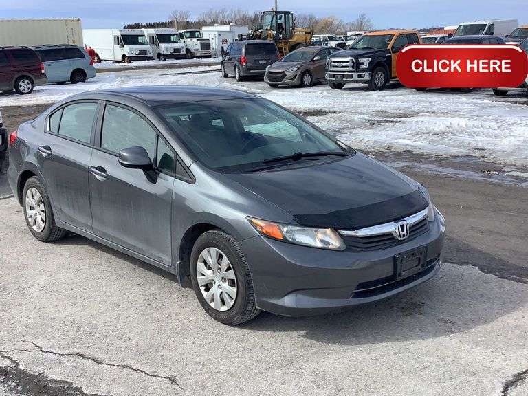 2012 Honda Civic LX Sedan Rideau Auctions