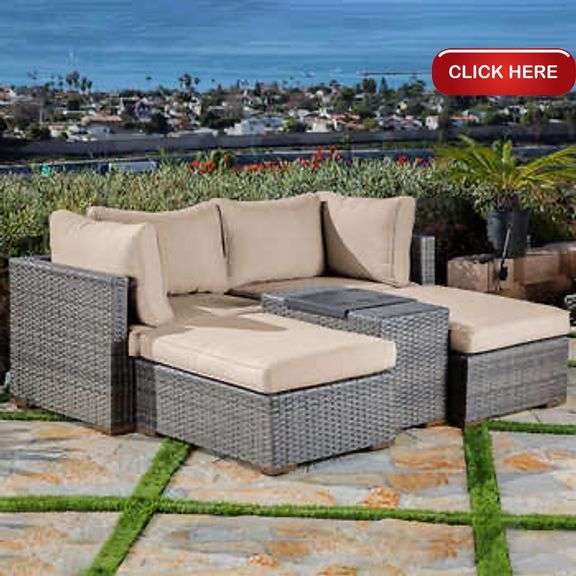 Allspace 5pc Patio Seating Set Rideau Auctions