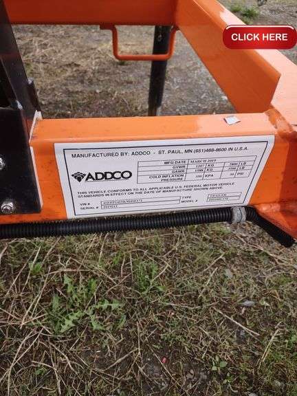 2019 Addco Dh1000-fm - Rideau Auctions