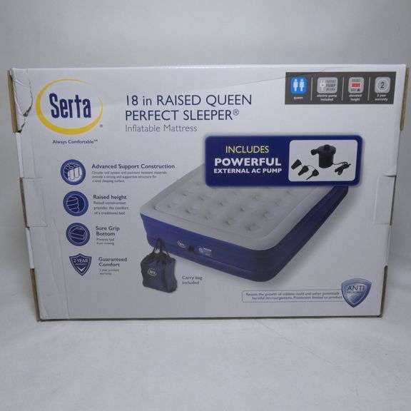 Queen Air Mattress With Built-in Pump, TOUCHXEL Double Blow-up Camping