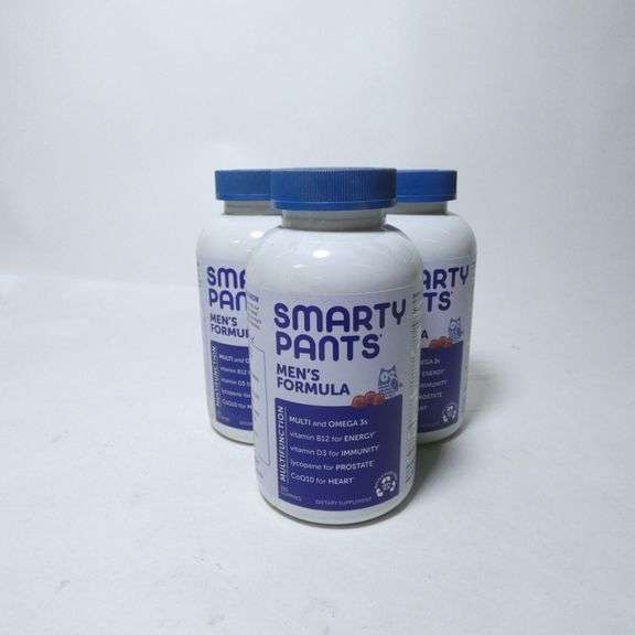 Smarty Pants Men's Formula Multivitamins Lot of 3 Rio Grande Trade