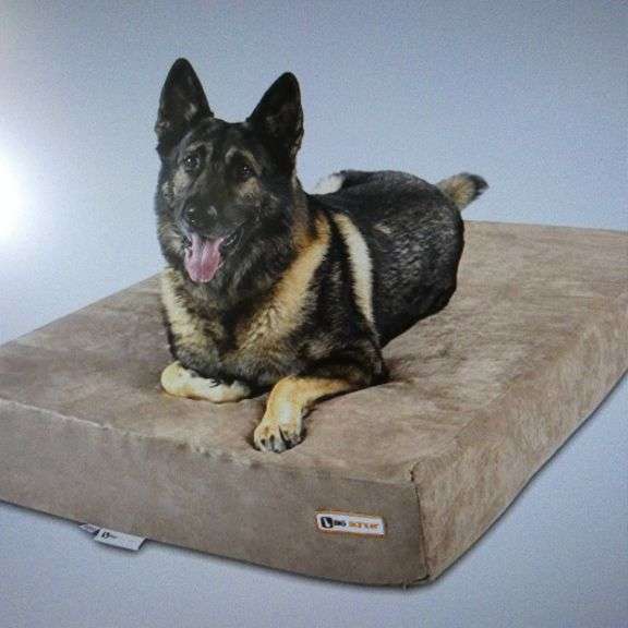 Big Barker 7" Pillow Top Orthopedic Dog Bed (Khaki) Rio Grande Trade