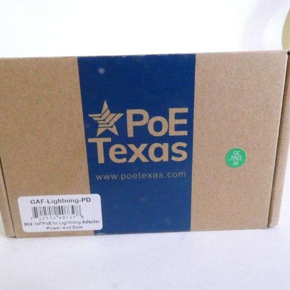 PoE Texas, PoE to Lightning Adapter Rio Grande Trade