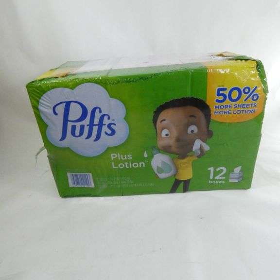Puffs, 12 Boxes of Tissues Rio Grande Trade